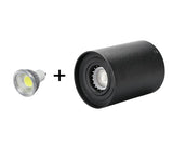 Surface Mounted Ceiling Downlight with 7W 9W 12W 15W GU10 Bulb Replaceable LED Spot Light AC85-265V Warm/Natural/Cold White