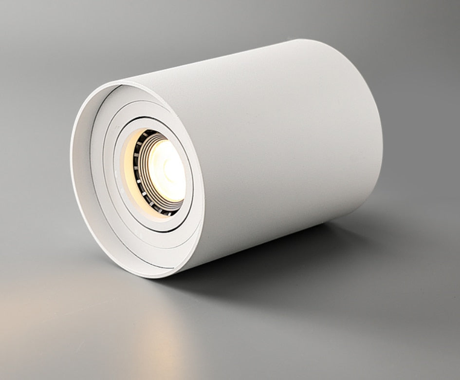 Surface Mounted Ceiling Downlight with 7W 9W 12W 15W GU10 Bulb Replaceable LED Spot Light AC85-265V Warm/Natural/Cold White