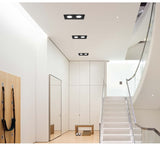 Double square Dimmable Led downlight light COB Ceiling SpotLight 14W 20W 24W 30 WLED ceiling recessed Lights Indoor Lighting