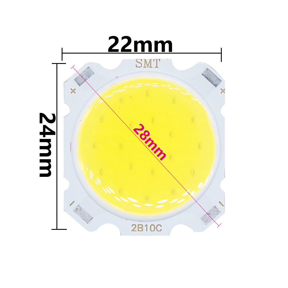 LED Chip Light 10pcs a lot 3W 5W 7W 10W LED COB Light Bulb On Board High Power Lamp SpotLight Downlight Lamps