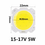 LED Chip Light 10pcs a lot 3W 5W 7W 10W LED COB Light Bulb On Board High Power Lamp SpotLight Downlight Lamps