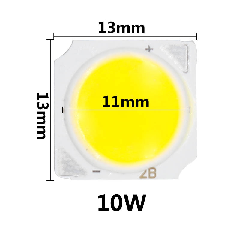 LED Chip Light 10pcs a lot 3W 5W 7W 10W LED COB Light Bulb On Board High Power Lamp SpotLight Downlight Lamps
