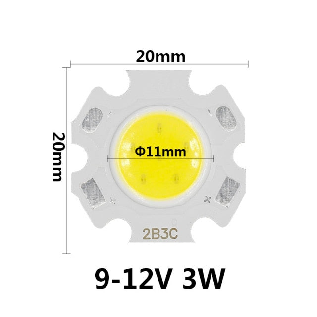 LED Chip Light 10pcs a lot 3W 5W 7W 10W LED COB Light Bulb On Board High Power Lamp SpotLight Downlight Lamps