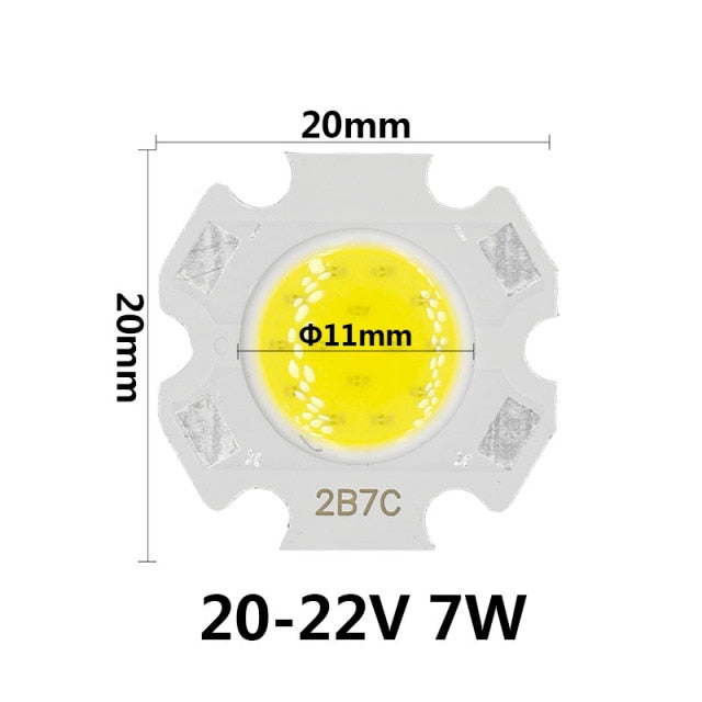 LED Chip Light 10pcs a lot 3W 5W 7W 10W LED COB Light Bulb On Board High Power Lamp SpotLight Downlight Lamps