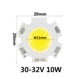 LED Chip Light 10pcs a lot 3W 5W 7W 10W LED COB Light Bulb On Board High Power Lamp SpotLight Downlight Lamps