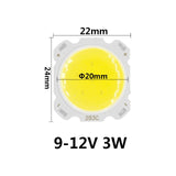 LED Chip Light 10pcs a lot 3W 5W 7W 10W LED COB Light Bulb On Board High Power Lamp SpotLight Downlight Lamps