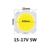 LED Chip Light 10pcs a lot 3W 5W 7W 10W LED COB Light Bulb On Board High Power Lamp SpotLight Downlight Lamps