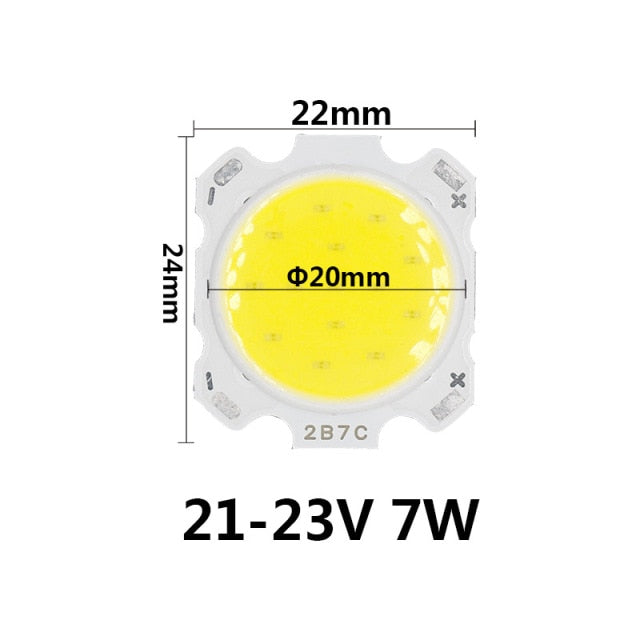LED Chip Light 10pcs a lot 3W 5W 7W 10W LED COB Light Bulb On Board High Power Lamp SpotLight Downlight Lamps