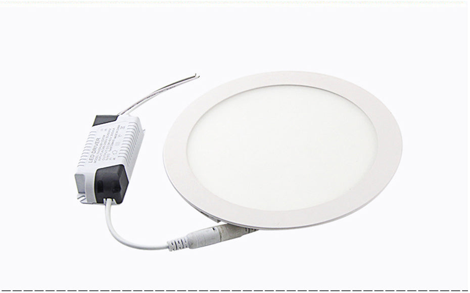 DBF Dimmable LED Downlight 3W 4W 6W 9W 12W 15W 18W Ceiling Recessed Round LED Panel Light White/Warm White for Kitchen Bathroom