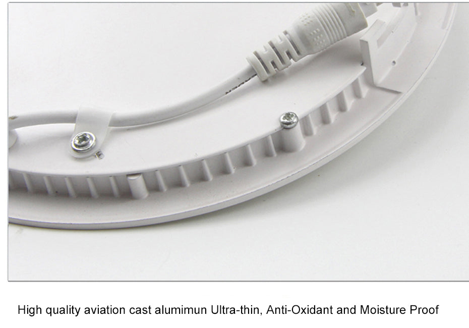 DBF Dimmable LED Downlight 3W 4W 6W 9W 12W 15W 18W Ceiling Recessed Round LED Panel Light White/Warm White for Kitchen Bathroom