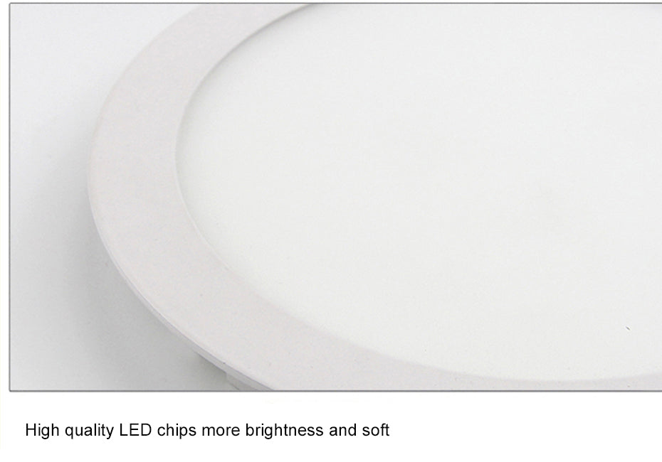 DBF Dimmable LED Downlight 3W 4W 6W 9W 12W 15W 18W Ceiling Recessed Round LED Panel Light White/Warm White for Kitchen Bathroom