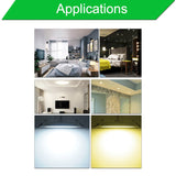 Silver White Ultra Bright LED Downlight 3w 5w 10w 15w Thin Round LED Ceiling Recessed Spot Light AC85~240v Down Light Cold Warm