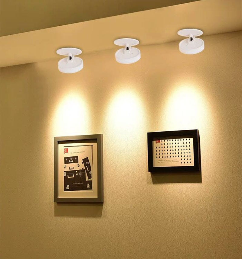 Dimmable LED downlight COB ceiling light spotlight 3W 5W 7W 10W 12W embedded 360 degree rotatable foldable AC85-265V