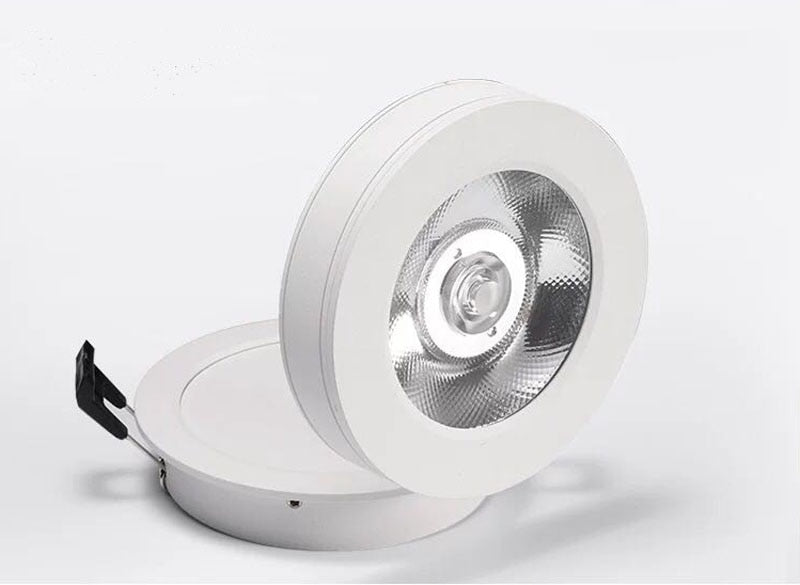 Dimmable LED downlight COB ceiling light spotlight 3W 5W 7W 10W 12W embedded 360 degree rotatable foldable AC85-265V