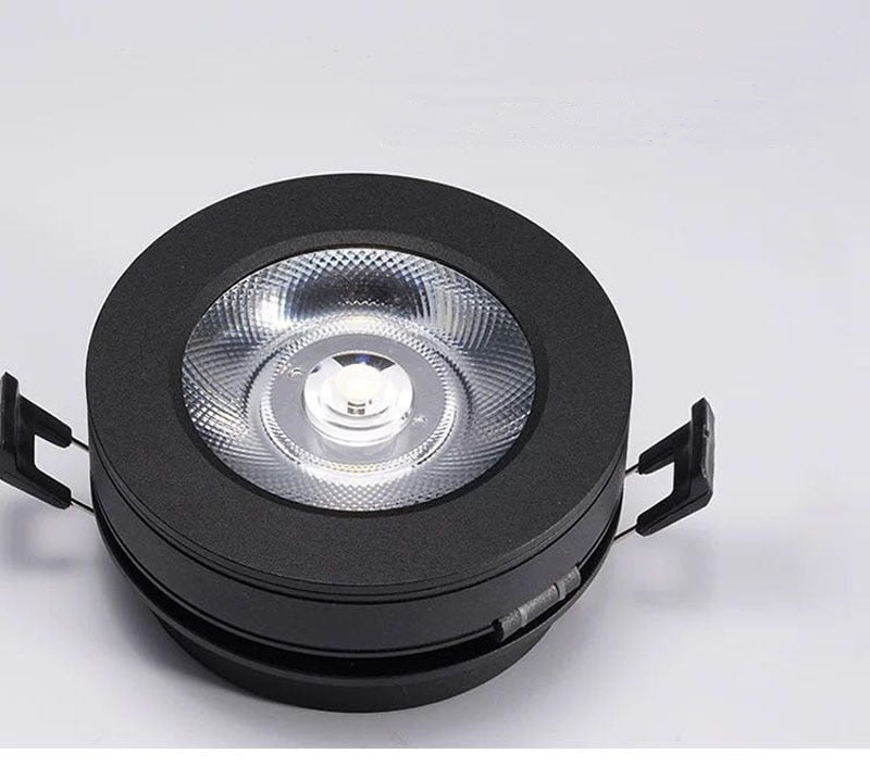 Dimmable LED downlight COB ceiling light spotlight 3W 5W 7W 10W 12W embedded 360 degree rotatable foldable AC85-265V
