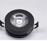 Dimmable LED downlight COB ceiling light spotlight 3W 5W 7W 10W 12W embedded 360 degree rotatable foldable AC85-265V