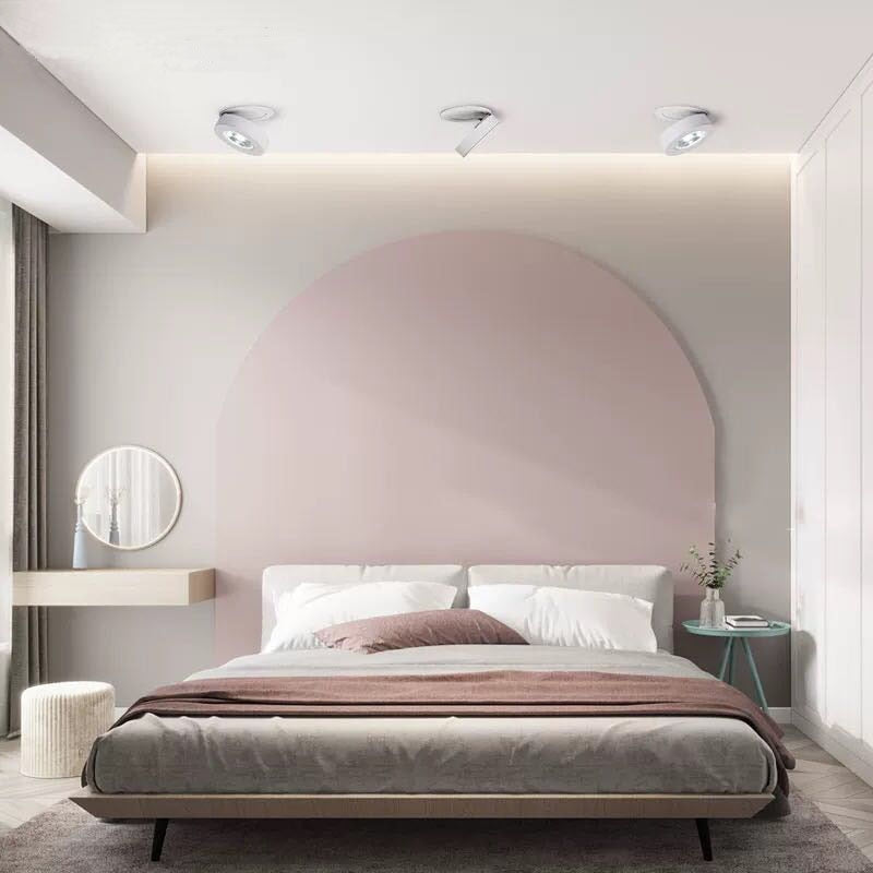 Dimmable LED downlight COB ceiling light spotlight 3W 5W 7W 10W 12W embedded 360 degree rotatable foldable AC85-265V