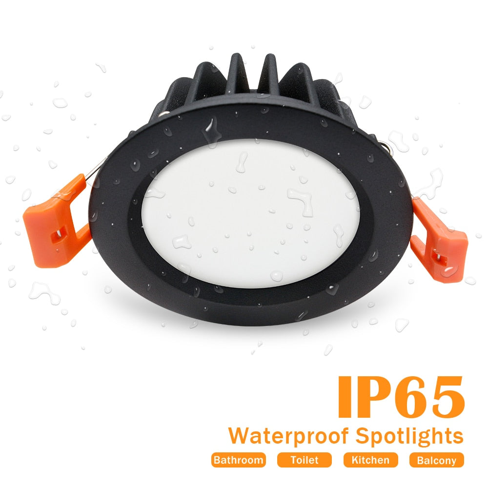 Round IP65 Led Downlight Waterproof Recessed Ceiling Lamp Indoor Led spot Lamp 5W 7W 9W 12W 15W SMD LED Chip Hight Brightness