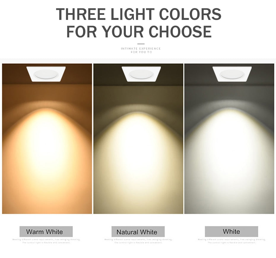 Round IP65 Led Downlight Waterproof Recessed Ceiling Lamp Indoor Led spot Lamp 5W 7W 9W 12W 15W SMD LED Chip Hight Brightness