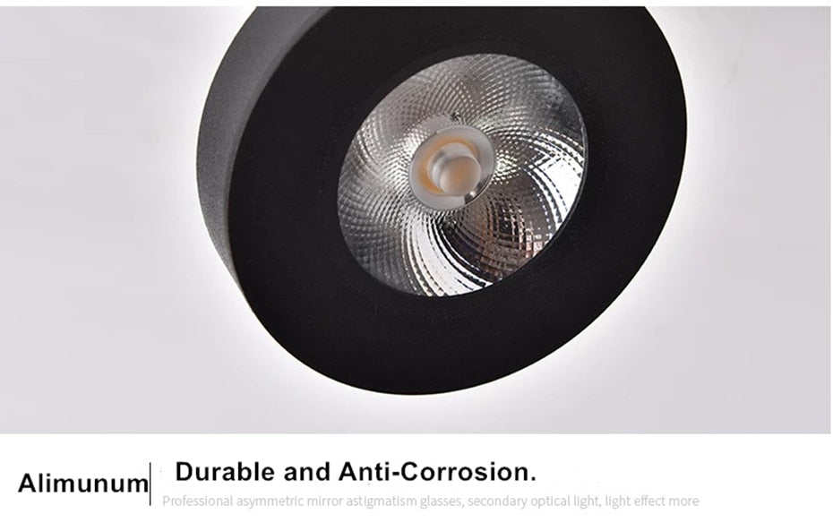 DBF Ultra-Thin 360 Angle Adjustable Surface Mounted Downlight