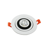 LED Downlight 360 degree adjustable 12V 24V 5W 7W 10W 15W Recessed LED Ceiling Panel light Warm/Natural/Cool White Ceiling Downlight