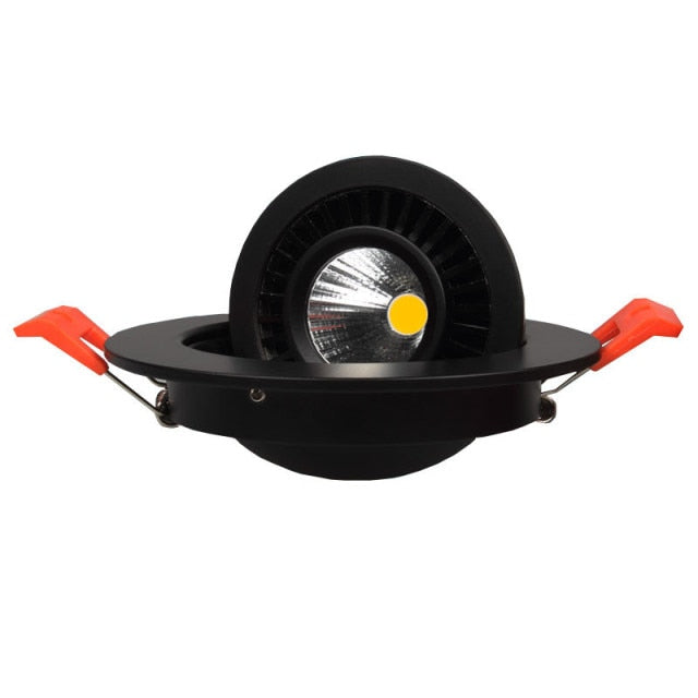 LED Downlight 360 degree adjustable 12V 24V 5W 7W 10W 15W Recessed LED Ceiling Panel light Warm/Natural/Cool White Ceiling Downlight