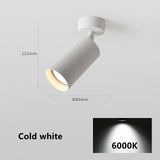 Dimmable LED COB Downlight 6W 10W Surface Mounted Ceiling Lamp Spot Light AC 110V-220V Golden GU10 Lamp 7W For Indoor Lighting