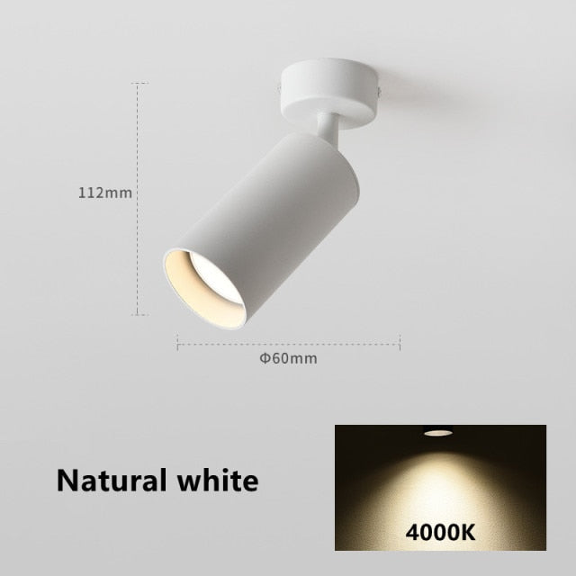 Dimmable LED COB Downlight 6W 10W Surface Mounted Ceiling Lamp Spot Light AC 110V-220V Golden GU10 Lamp 7W For Indoor Lighting