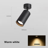 Dimmable LED COB Downlight 6W 10W Surface Mounted Ceiling Lamp Spot Light AC 110V-220V Golden GU10 Lamp 7W For Indoor Lighting