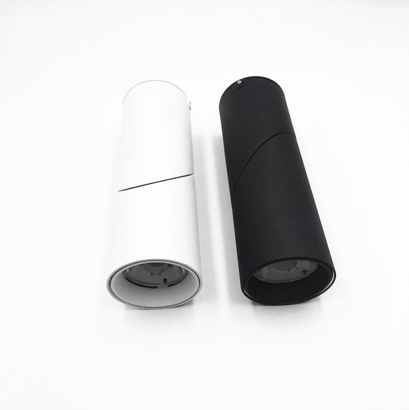 Dimmable Rotating Led Downlights Cob Ceiling Spot Lights AC220V 240v Led Lamp Indoor Room Lighting TV Background  Bedroom 20W