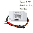 LED Constant Driver 85-265V 1-3W 4-5W 4-7W 8-12W 18-24W 300mA Power Supply Light Transformers for LED Ceiling Downlight Lighting