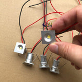 IP65 Mini Led Spot Light Dimmable Downlight 1W DC12V Round Square Recessed Ceiling Spot Lighting Cabinet Jewelry Lamps 9pcs/set
