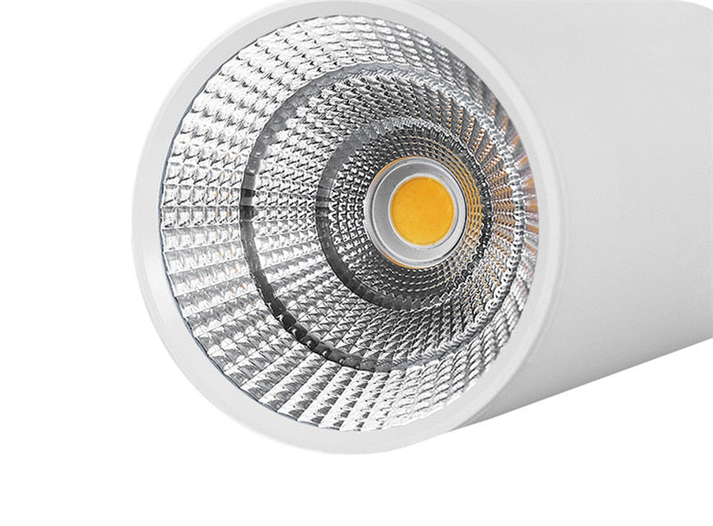 Hanging Wire Downlight 20CM/30CM/60CM Long Tube LED Downlight 3W/7W/12W COB Ceiling Light Cone Decorative Chandelier