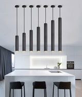 Hanging Wire Downlight 20CM/30CM/60CM Long Tube LED Downlight 3W/7W/12W COB Ceiling Light Cone Decorative Chandelier