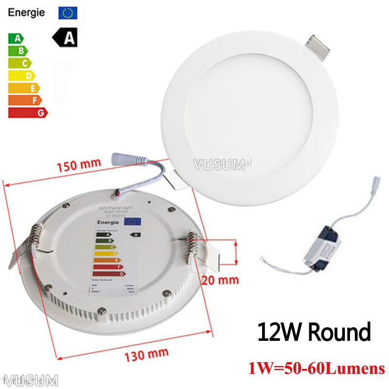 Ultra Thin Led Panel Downlight Ceiling Recessed Light 6W 9W 12W 15W 18W 21W AC85-265V Indoor Lighting spotlights led ceiling