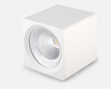 LED Surface Mounted Downlight High Bright Epistar COB Dimmable 8W 12W 15W 20W Round Ceiling Spot Lamp AC 110V/220V White /Black