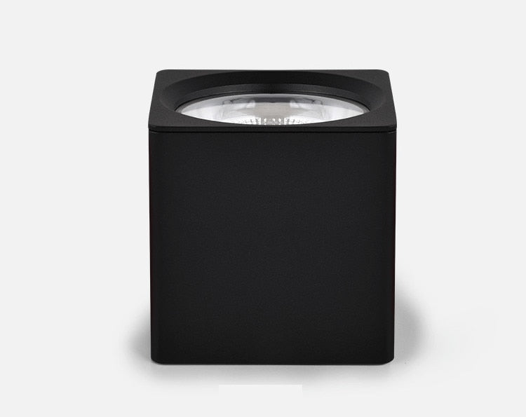 LED Surface Mounted Downlight High Bright Epistar COB Dimmable 8W 12W 15W 20W Round Ceiling Spot Lamp AC 110V/220V White /Black