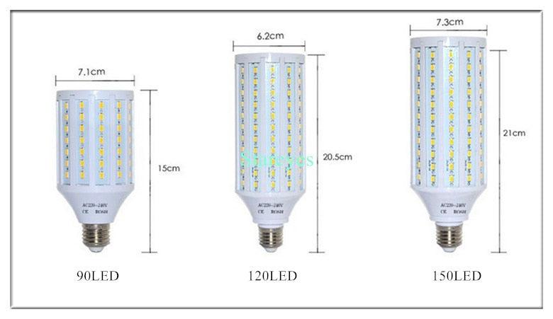 1 piece E27 E14 B22 SMD 5630 5730 24 42 60 75 90 120 150 LED corn bulb led light droplight lighting Pendant downlight lamp - LED Lights For Sale : Affordable LED Solutions : Wholesale Prices