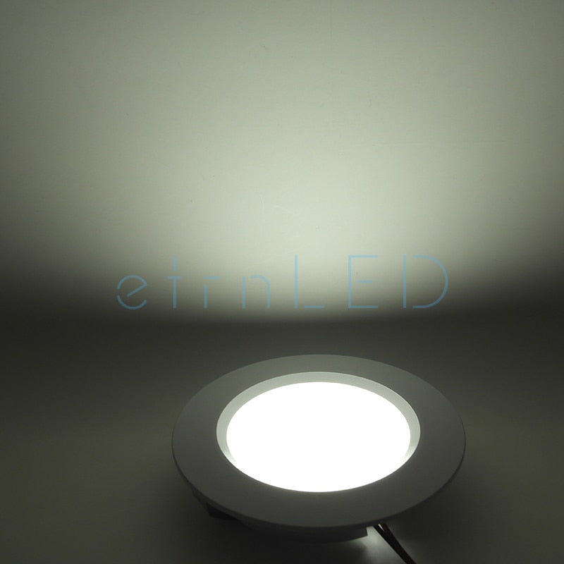 LED Mini LED Spot Round Ultra-Thin Concealed Recessed Downlight 12V 3W Under Cabinet Closet Wardrobe Motorhome Lamp Dimmable