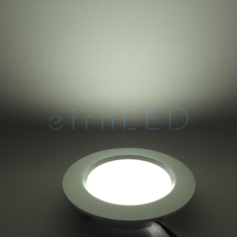 LED Mini LED Spot Round Ultra-Thin Concealed Recessed Downlight 12V 3W Under Cabinet Closet Wardrobe Motorhome Lamp Dimmable