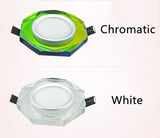 Europe Crystal 3W LED Ceiling Lamp Recessed Bedroom Luxury Downlight Living Room Decoration Spot Lighting Luminaire AC110/220V