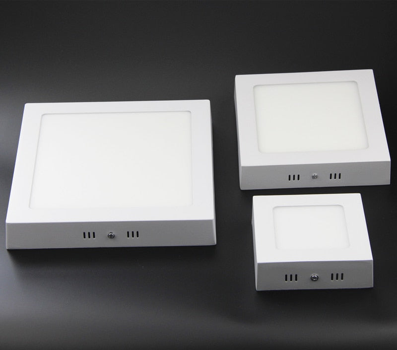 Square thin wall Surface Mount Ceiling led Light lamp 6W 12W 18W SMD 2835 downlight fashion brief, 110v-220v + LED Drive