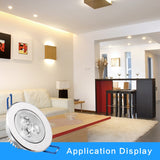 LED Downlight 10 Pack/lots 9W 12W 15W 110V 220V Spot Light Dimmable Recessed Decoration Ceiling Lamp Domestic Indoor Lighting
