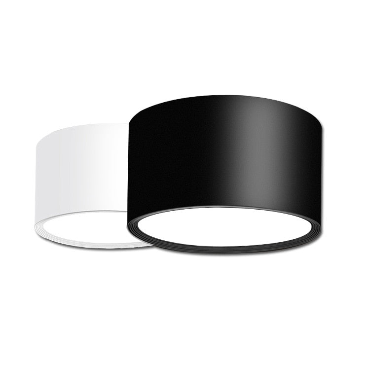 Dimmable Surface Mounted Downlights 7W 9W 12W 15W 18W 5730SMD LED Ceiling Spot Lights AC85-265V LED Ceiling Lamp Indoor Lighting