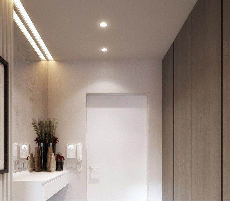 Dimmable LED Downlight COB Spotlight Ceiling Light 5W 7W 9W 12W 15W 18W 25W 30W Round Embedded LED Downlight Panel Light AC110V 220V