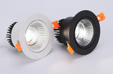 LED COB ceiling downlight /LED Down Light Power:  3W 5W 7W 9W 12W 15W Colour: Warm White(2900- 3100K);Cool white (6000K),