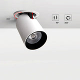 LED Downlight 12W 7W 360 Degree Rotatable Spot led light Recessed Round LED Ceiling Lamp 220V 110V Foldable LED Spot Lighting
