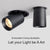 LED Downlight 12W 7W 360 Degree Rotatable Spot led light Recessed Round LED Ceiling Lamp 220V 110V Foldable LED Spot Lighting