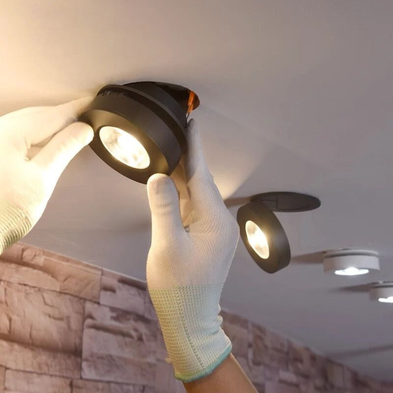 Upgrade Dimmable COB LED Downlights Surface Mounted LED Ceiling Lamps 7W/10W/15W Foldable Indoor Background Spot lights