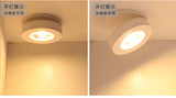 Dimmable COB LED Downlights Surface Mounted LED Ceiling Lamps 7W/10W/15W Foldable Indoor Background Spot lights